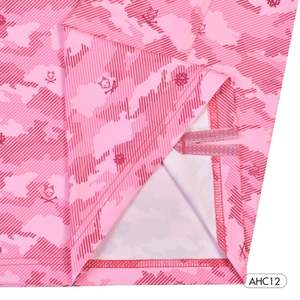 Vêtements de golf pour hommes Handee, camouflage rouge, 100% polyester tricoté, séchage rapide - Product Image 5