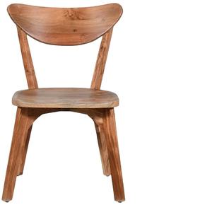 Chaise de salle à manger moderne design Desta Mid-Century en noyer brun pour Hall Chaise en bois personnalisée pour restaurant - Product Image 1