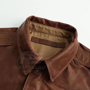 แจ็คเก็ตหนังทรงบอมเบอร์ทันสมัย  ใส่ได้ทุกวัน  แจ็คเก็ตหนังทรงบอมเบอร์  นุ่ม สบาย  แฟชั่นคลาสสิก - Product Image 6