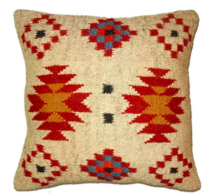 Handwoven Wool Modern Eco-Friendly Washable Reversible <b>Square</b> <b>Pillow</b> Cover Cushion 3D Embroidery Outdoor Decorative Throw Case - Product Image 3