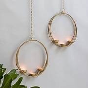 Metal Hanging <b>Tealight</b> Candle Holder Decorative Christmas <b>Lantern</b> Festive Home Decor Holiday Tree Hanging Accessories - Product Image 4