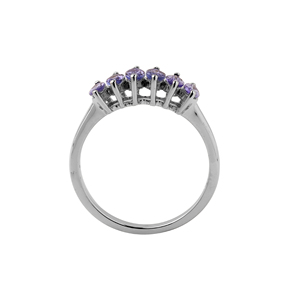 <b>Adjustable</b> 925 Sterling Silver Tanzanite <b>Ring</b> for Women Free Size Shah Gems' Unique Gift Idea - Product Image 3