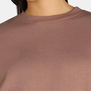 Vente en gros de sweats 100% coton pour femmes Logos personnalisés Coupe décontractée Respirant Grandes options de superposition pour le confort de la journée Commandes en gros - Product Image 4