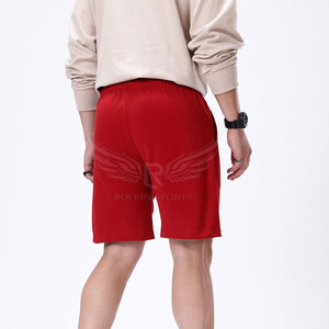 Shorts de sport décontractés taille haute avec cordon de serrage, respirants et durables en polyester/coton – Nouvelle collection, offre spéciale - Product Image 3