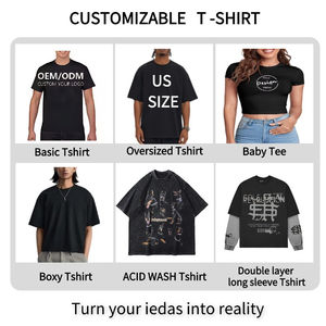 T-shirts graphiques oversize délavés imprimés en direct (DTG) pour hommes, style streetwear personnalisé, en coton, à manches courtes et col rond - Product Image 5