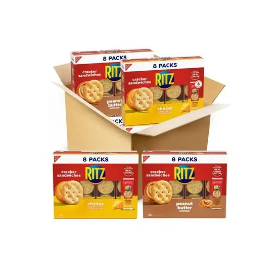 R-ITZ Käse-Sandwich-Cracker Käse 118 g / R-itz Erdnuss-Butter-Cracker Keks Großhandel