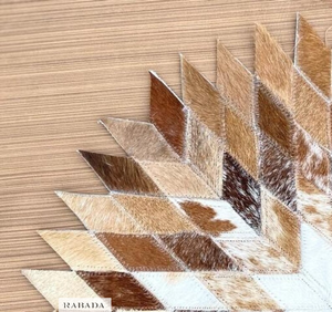 Handmade Collection Cowhide <b>Leather</b> Patchwork <b>Placemats</b> Kitchen Decor <b>Leather</b> <b>Placemat</b> Table Decor Table Mats New Housewarming - Product Image 6