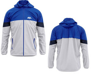 Veste matelassée décontractée pour homme, 100 % polyester, coupe-vent, respirante, à capuche, manches longues, fermeture éclair intégrale, teinte, haute qualité - Product Image 1