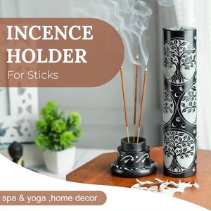 Porte-bâton d'encens en stéatite fait à la main de vente chaude pour la relaxation de méditation pour l'approvisionnement mondial de Noël - Product Image 3