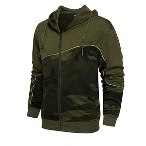 El último traje de jogging con estampado de camuflaje ajustado para hombre hecho a medida, chándal de lana personalizado, método de tejido, conjuntos de estilo - Product Image 3