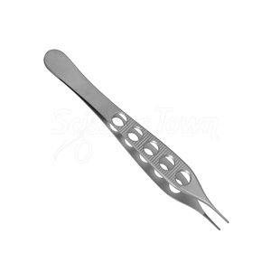 Pinzas Adson de 4 Pulgadas y 34 Pulgadas, Dentadas, con Mangos Fenestrados, Instrumento Quirúrgico de Acero Inoxidable - Product Image 4