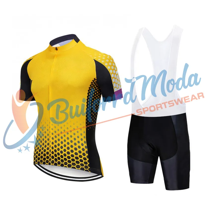 Men Sport Bike Jersey Kit Clothing Suit Custom Bicycle Shirts Bib Shorts Set 2022