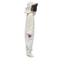 Imkerei anzüge OEM Service Logo anpassen Ganzkörper anzüge Sicherheit Arbeits kleidung Baumwolle Polyester Material Mesh Schleier