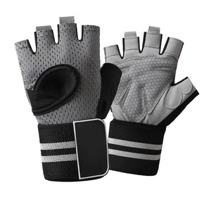 Guantes Deportivos de Medio Dedo para Ciclismo y Gimnasio, de Poliéster, de Calidad Superior para Hombre, Marca Mess Sports - Product Image 2