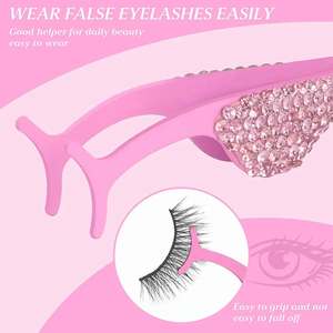 Aplicador de pinzas para pestañas de acero inoxidable de alta calidad para pestañas postizas, herramienta de belleza, agarre antiestático, logotipo de Color personalizable - Product Image 2