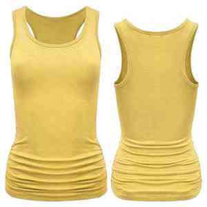 Vêtements décontractés 2025 meilleure vente couleur personnalisée plaine femmes débardeurs nouvelle mode adulte rayé conception femmes débardeur Oem Service - Product Image 2