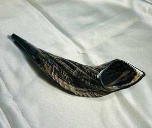 Shofar de Cuerno de Carnero Ecológico de la Mejor Calidad, Cuerno Natural para Tocar, Decoración Artesanal para el Hogar, Cuerno de Carnero Kosher Pulido - Product Image 2