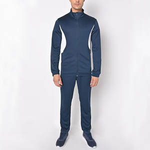 2025 Top vente rayé avant conception hommes survêtements/taille adulte vêtements de sport Style hommes fermeture éclair survêtements - Product Image 1