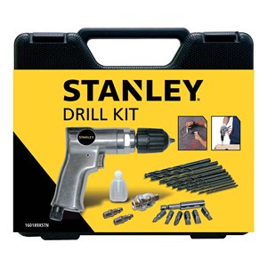 Martillo Perforador Neumático Stanley de 6.0 Bares con Brocas y Accesorios, Modelo 160189XSTN - Product Image 1