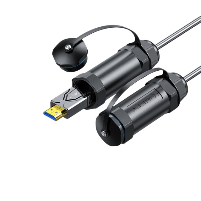 DTECH HDMI 2.1 Male to Male Cable 30m Support Dynamic HDR Armored Fiber Optic HDMI 8K Cable for Computer Game Console