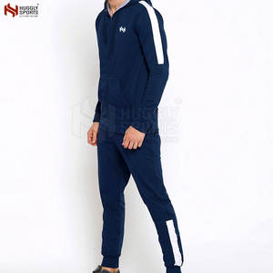 Chándal de algodón 100% de gran calidad para hombre para correr, ropa informal con logotipo personalizado, el mejor precio, patrón sólido de invierno - Product Image 3