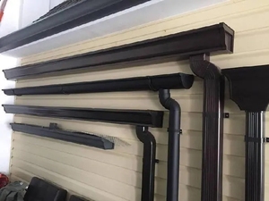 مزراب سقف من الألومنيوم بمرشح ورقة شجر من الألومنيوم - Product Image 5