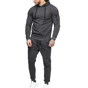 Chándal para hombre 65% algodón, 35% poliéster Invierno Polar conjuntos de chándales para correr para hombre - Product Image 3
