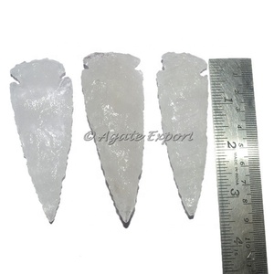 Punta de flecha de ágata de 1 a 2 y 3 pulgadas de indio natural de la mejor calidad Punta de flecha de ágata al por mayor a la venta - Product Image 1