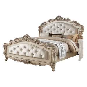 Classic Antique <b>French</b> <b>Bed</b> - White Painted Mahogany - 254 - Product Image 1