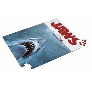 โปสเตอร์ภาพยนตร์ Jaws ภาพศิลปะฉลามขาวบนกระดาษแข็ง - Product Image 1