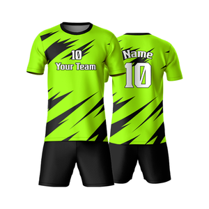 Vente en gros personnalisé pas cher sublimation adultes maillot de football 100% polyester uniforme de football respirant maillots de football ensembles pour hommes - Product Image 4