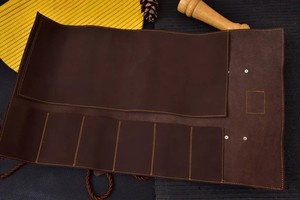 Cuchillo de carnicero de Chef, cuchillo Santoku de corte de alto carbono G10, mango de acero inoxidable, madera roja y cuerno de Búfalo, juego de cuchillos clásicos - Product Image 4