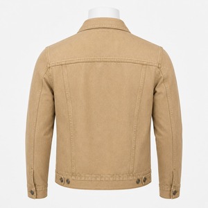 Chaqueta de Mezclilla Lavada para Hombre, Tela de Algodón Premium, Acabado Vintage, Ajuste Cómodo, Construcción Duradera, Ideal para Uso Casual - Product Image 5