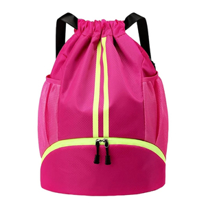 Custom Polyester Folding <b>Waterproof</b> <b>Drawstring</b> <b>Bag</b> Sport Draw Gym String <b>Bag</b> for Outdoor Casual Gym <b>Drawstring</b> <b>Bags</b> Backpack - Product Image 4