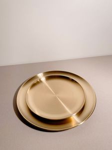 Elegante cuenco decorativo de aluminio con diseño de pétalos en capas, centro de mesa moderno para mesa de comedor, sala de estar y decoración del hogar - Product Image 4