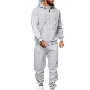 Ensemble de survêtement à capuche pour homme en coton 100% respirant et épais, vêtements de sport décontractés, impression de logo personnalisée, OEM, séchage rapide, hiver - Product Image 5