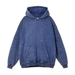 เสื้อฮู้ดดี้ปักลายตามสั่งสำหรับผู้ชาย ทรงโอเวอร์ไซส์ ผ้าฝ้าย 100% 350 กรัม ไม่มีเชือก ผ้าเปล่าคุณภาพสูง - Product Image 5