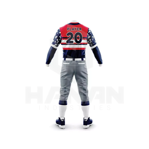 Ensemble d'uniformes de baseball pour jeunes-Maillot et pantalon personnalisés pour équipes ou clubs à bas prix - Product Image 1