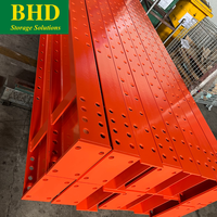 Étagère à bras cantilever en acier robuste en forme de H à 5 niveaux, protection contre la corrosion, boulons, norme américaine, certifiée RMI, étagère haute