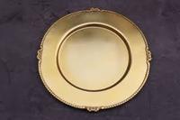 Ensemble d'assiettes de présentation en laiton vente en gros assiettes en or de forme hexagonale décoration de fête de mariage assiette de présentation en laiton fabriquée à la main pour la nourriture
