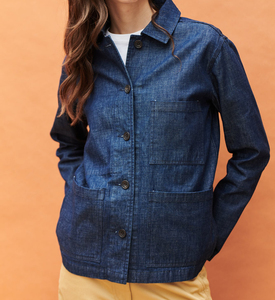 First Fitness Venta caliente Denim Jean Jacket Cuello abierto con botón Denim Cotton Jeans Ropa casual Chaqueta de otoño Chaqueta de gran tamaño - Product Image 1