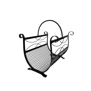 Metal <b>Log</b> Holder Durable & Rust-Resistant Perfect for Firewood Storage Indoor & Outdoor Use Modern Design - Product Image 4