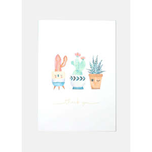 Biglietto di Ringraziamento Digitale A3shop con Motivo Vegetale Stampabile Biglietto da Visita per Festività e Halloween in Carta - Product Image 1