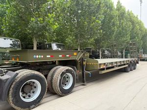 Excavatrice à col de cygne pour conteneur de remorque à lit bas pour semi-remorque de transport - Product Image 4