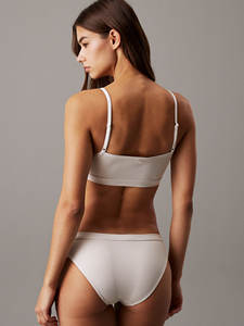 High Rise Black Color Beachwear Bathing Suit Women's Sexy Two Piece Halter Triangle Bikini Sets Wholesale - Product Image 4