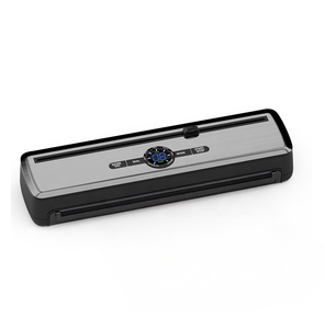Sigillatrice sottovuoto automatica 95kPa, pannello metallo, doppio <span class=keywords><strong>filo</strong></span> caldo, saldatura 30cm, taglierina, tubo esterno - Product Image 1