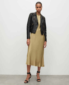 Vente en gros OEM vestes en PU vestes pour femmes Slim Fit Streetwear vêtements d'extérieur en cuir de mouton pour les détaillants de mode - Product Image 1