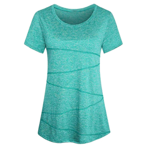 Premium Women Polyester/Cotton V-neck Casual Breathable Plus Size Logo T <b>Shirts</b> Soft Loose Fit Summer Stylish Basic Tee Top - Product Image 6