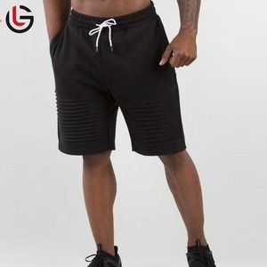 Shorts de jogging athlétiques pour hommes en coton éco-responsable et élasthanne, confortables, séchage rapide, imperméables, style décontracté, couleur unie - Product Image 2