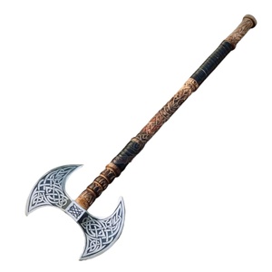 Hachas Vikingas de Grado Industrial Thewizcrafts, Hechas a Mano, con Mango de Acero al Carbono Forjado, HRC 58-60, Cabeza de Hacha Vikinga Personalizada para Camping - Product Image 1